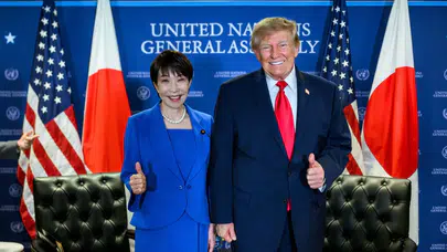 Trump, Japonya Başbakanı Takaiçi ile bir araya geldi