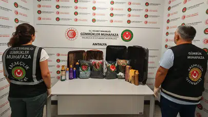 Antalya Havalimanı'nda 18 kilo uyuşturucu ele geçirildi