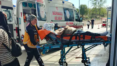 Samsun Bafra'da traktörün römorku devrildi : 6 kişi yaralandı