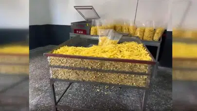 Gaziantep'te Hijyen Kurallarına Uymayan 600 Kilo Patates Cipsine El Konuldu Mu?