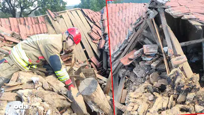 Manisa'da Tek Katlı Kerpiç Ev Neden Çöktü? Bir Yaralı Var