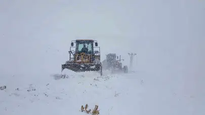 Van'da Yoğun Kar Yağışı Sonrası 671 Yerleşim Yerinin Yolu Kapandı