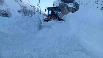 Eleşkirt'te çığ sonrası kapanan köy yolları nasıl yeniden ulaşıma açıldı?