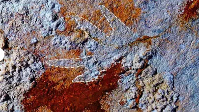 Endonezya'nın Sulawesi Adası'nda Bulunan Kırmızı Pençeli El Resmi, Tarihin En Eski Mağara Resmi Mi?