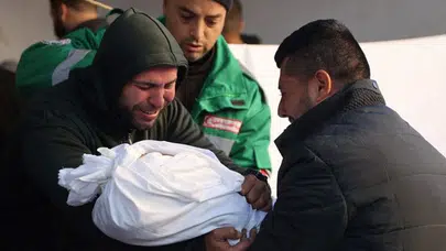 Gazze'de en az 11 çocuk soğuk hava nedeniyle hayatını kaybetti