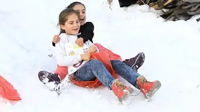 Göksun'da Olumsuz Hava Koşulları Nedeniyle Okullar Tatil Edildi