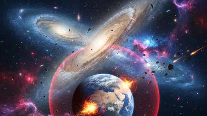 Uzaydaki dev çarpışmanın dünya üzerindeki etkileri neler olabilir?