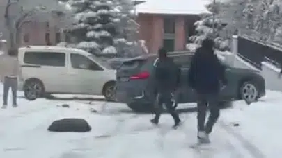 Bursa'da Kar Yağışı Sonrası Kontrolden Çıkan Araç Neden Korku Dolu Anlar Yaşattı?