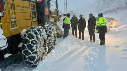Sinop'ta yoğun kar yağışında karla mücadele çalışmaları nasıl sürdürülüyor?