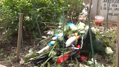 Güngören'de katledilen 17 yaşındaki Atlas Çağlayan'ın mezarı yapılıyor