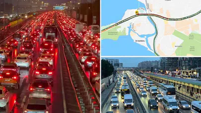 İstanbul Küçükçekmece'de D-100 Karayolu Trafiği Yan Yola Verilecek