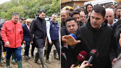 Bakan Kurum İstanbul Ayazağa'da Sel Bölgesinde İncelemelerde Bulundu
