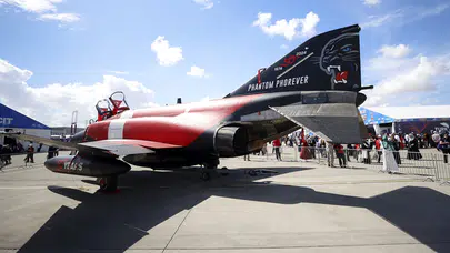 50'nci yılını dolduran F-4E/2020 Phantom, TEKNOFEST'te ilgi görüyor