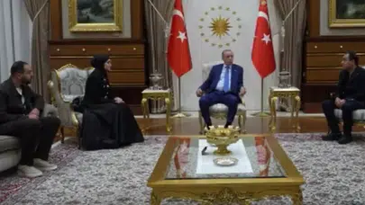Cumhurbaşkanı Erdoğan, Filistinli Hind Rajab'ın ailesini kabul etti