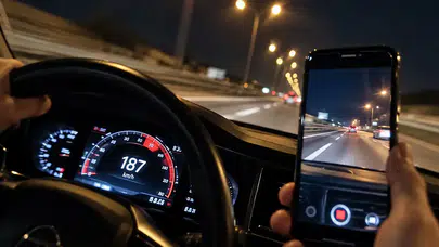 İzmir'de Sosyal Medyada 187 Kilometre Hız Görüntüsü Paylaşan Kişiye Ceza Verildi