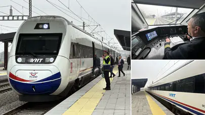 Halkalı-Kapıkule Hızlı Tren Hattı İlk Seferine Başladı