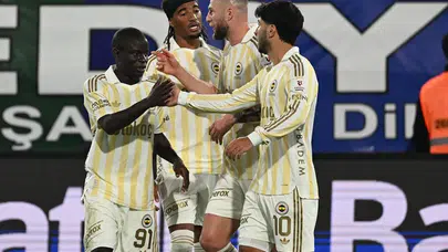 Rize'de gövde gösterisi! Fenerbahçe 3 puanı 3 golle aldı