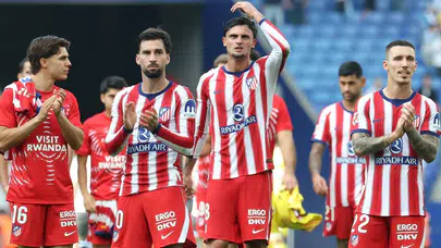Atletico Madrid İspanya La Liga'da Galibiyeti Kaptı
