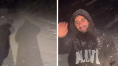 Kars'a mevsimin ilk karı düştü