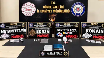 Düzce’de uyuşturucu operasyonu: 25 suç kaydı bulunan şüpheli tutuklandı