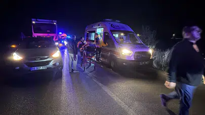 Bolu'da kabak yüklü traktör ile pikap çarpıştı