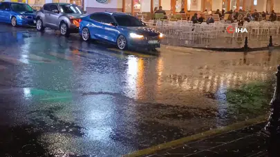 Tekirdağ'da Şiddetli Sağanak Hayatı Olumsuz Etkiledi