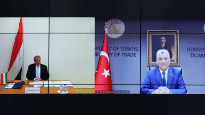 Ticaret Bakanı Bolat Macar mevkidaşı ile iş birliğini görüştü
