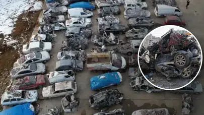 Depremde Hasar Gören Araçlarla Yapılan Milyonluk Vurguna Emniyet Operasyonu