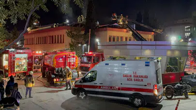 Kartal Koşuyolu Hastanesi'nin ek binasında çıkan yangın söndürüldü