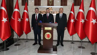 İçişleri Bakanı Mustafa Çiftçi Batman'da Bölge Valileri ile Bir Araya Geldi