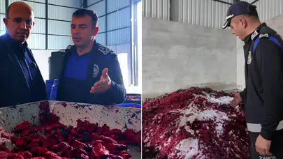 Antakya'da Hijyen Dışı Koşullarda Gıda Üretimi Yapan Depoya Baskın