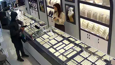 Tekirdağ Kapaklı'da Kuyumcuda Silahlı Soygun Girişimi
