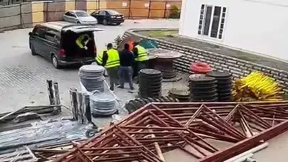 1 milyon 397 bin liralık kablo çaldılar