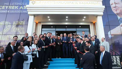 Erdoğan, AK Parti Şanlıurfa İl Başkanlığı yeni hizmet binasının açılışını yaptı