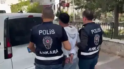 Keçiören'de havaya ateş açıp görüntüleri paylaşan iki şüpheli yakalandı