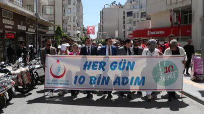 Kilis'te Dünya Yürüyüş Günü kapsamında yürüyüş düzenlendi