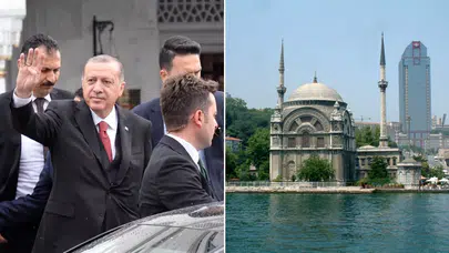 Cumhurbaşkanı Erdoğan Cuma Namazını Beşiktaş'ta Kıldı