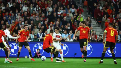 A Milli Futbol Takımı Belçika'ya 3-0 mağlup oldu
