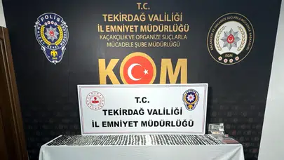 Tekirdağ'da Tarihi Eser Kaçakçılığı Operasyonunda Binlerce Eser Ele Geçirildi