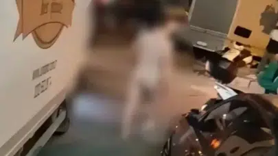 Sokakta çıplak dolaşan şahıs gözaltına alındı