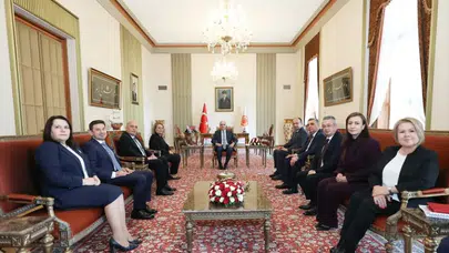 TBMM Başkanı Numan Kurtulmuş, Bulgaristan Ulusal Meclisi Başkanvekili Sabri'yi kabul etti