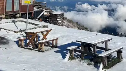 Karadeniz'e erken kış geldi