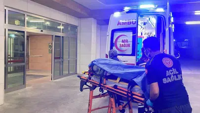 Karaman'da hafif ticari araç yayaya çarptı : Kadın yaralandı
