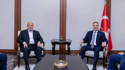 Hakan Fidan, Hamas heyetini Ankara'da kabul etti