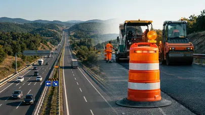 Anadolu Otoyolu'nun Kocaeli-Sakarya Geçişinde Gece Saatlerinde Şerit Daraltması Uygulanacak