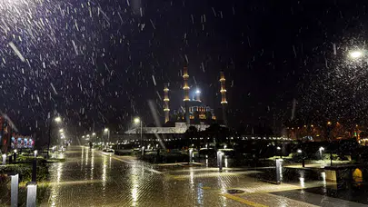 Edirne'de Kar Yağışı Başladı