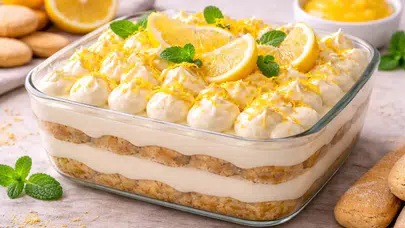 Ramazan Sofralarına Ferah Bir Alternatif: Limonlu Tiramisu Tarifi Nedir?