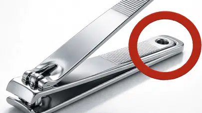 Tırnak makasındaki küçük deliğin gerçek işlevi nedir?