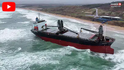 İstanbul'da Plajda Karaya Oturan Dev Geminin Kaptanı Neden Rahatsızlandı?