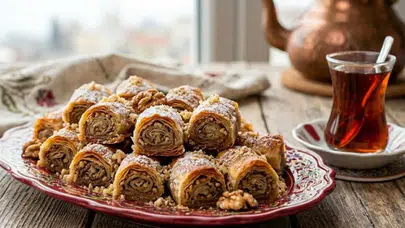 Bayram sofralarına pratik ve hafif dokunuş : Kuru baklava tarifi